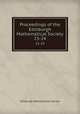Proceedings of the Edinburgh Mathematical Society. 23-24, Edinburgh Mathematical Society 