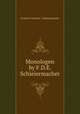 Monologen by F.D.E. Schleiermacher., Friedrich Daniel E . Schleiermacher 