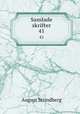 Samlade skrifter. 41, August Strindberg 