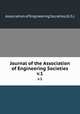 Journal of the Association of Engineering Societies. v.1, Association of Engineering Societies (U.S.) 