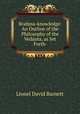 Brahma-knowledge: An Outline of the Philosophy of the Vedanta, as Set Forth ., Lionel David Barnett 