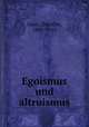 Egoismus und altruismus, Gusti, Dimitrie, 1880-1955 