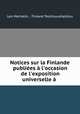 Notices sur la Finlande publiees a l