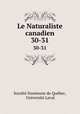 Le Naturaliste canadien. 30-31, 