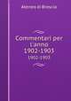 Commentari per l`anno. 1902-1903, Ateneo di Brescia 