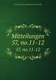 Mitteilungen. 57, no.11-12, O?sterreichische Geographische Gesellschaft 