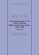 Historical papers of the Trinity College Historical Society serial. 1908-1909, Trinity College Historical Society,North Carolina Conference Historical Society 