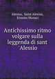 Antichissimo ritmo volgare sulla leggenda di sant 