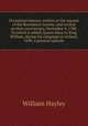 Occasional stanzas, written at the request of the Revolution Society, and recited on their anniversary, November 4, 1788. To which is added, Queen Mary to King William, during his campaign in Ireland, 1690; a poetical episode, Hayley William 