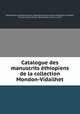 Catalogue des manuscrits ethiopiens de la collection Mondon-Vidailhet, 