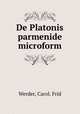 De Platonis parmenide microform, Werder, Carol. Frid 