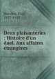 Deux plaisanteries : Histoire d