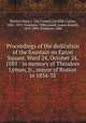 Proceedings of the dedication of the fountain on Eaton Square, Ward 24, October 24, 1885 : in memory of Theodore Lyman, Jr., mayor of Boston in 1834-35, Calixa Lavallee 