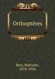 Orthoptres, Burr, Malcolm, 1878-1954 