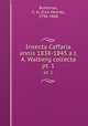 Insecta Caffaria annis 1838-1845 a J. A. Walberg collecta. pt. 1, Boheman, C. H. (Carl Henrik), 1796-1868 