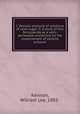 I. Osmotic pressure of solutions of cane-sugar. II. A study of zinc ferrocyanide as a semi-permeable membrane for the measurement of osmotic pressure, Kennon, William Lee, 1882- 