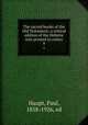 The sacred books of the Old Testament; a critical edition of the Hebrew text printed in colors. 9, Haupt, Paul, 1858-1926, ed 