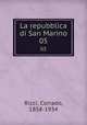 La repubblica di San Marino. 05, Ricci, Corrado, 1858-1934 