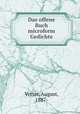 Das offene Buch microform Gedichte, Vetter, August, 1887- 