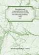 Receipts and expenditures of the Town of Somersworth for the year ending .. 1887, Somersworth (N.H. : Town) 