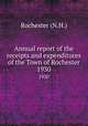Annual report of the receipts and expenditures of the Town of Rochester. 1930, Rochester (N.H.) 