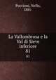 La Vallombrosa e la Val di Sieve inferiore. 81, Puccioni, Nello, 1881- 