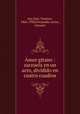 Amor gitano : zarzuela en un acto, dividido en cuatro cuadros, Teodoro San Jose 