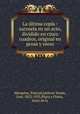 La ultima copla : zarzuela en un acto, dividido en cinco cuadros, original en prosa y verso, Pascual Marquina 