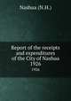 Report of the receipts and expenditures of the City of Nashua. 1926, Nashua (N.H.) 