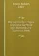 Die verzierten Terra-Sigillata-Gefasse von Rottenburg-Sumelocenna, Knorr, Robert, 1865- 