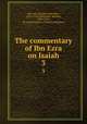 The commentary of Ibn Ezra on Isaiah. 3, Ibn Ezra 