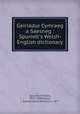 Geiriadur Cymraeg a Saesneg : Spurrell