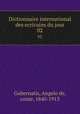 Dictionnaire international des ecrivains du jour. 02, Gubernatis, Angelo de, conte, 1840-1913 