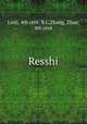 Resshi, Liezi, 4th cent. B.C,Zhang, Zhan, 4th cent 