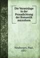 Die Verseinlage in der Prosadichtung der Romantik microform, Neuburger, Paul, 1881- 