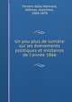 Un pou plus de lumiere sur les evenements politiques et militairos de l