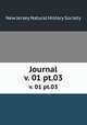 Journal. v. 01 pt.03, New Jersey Natural History Society 