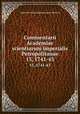 Commentarii Academiae scientiarum imperialis Petropolitanae. 13, 1741-43, Imperatorskaia akademia nauk (Russia) 