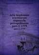 Acta Academiae scientiarum imperialis petropolitanae. pars 2, 1779, Imperatorskaia akademia nauk (Russia) 