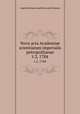 Nova acta Academiae scientiarum imperialis petropolitanae. t.2, 1784, Imperatorskaia akademia nauk (Russia) 