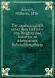 Die Landwirtschaft unter dem Einflusse von Bergbau und Industrie im Rheinischen Ruhrkohlengebiete, Avereck, Wilhelm, 1876- 
