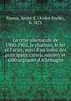 La crise allemande de 1900-1902, le charbon, le fer et l