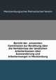 Bericht der . ernannten Commission zur Berathung uber die Verhaltnisse der landlichen Arbeiterklassen uber Auswanderung und Arbeitermangel in Mecklenburg, Mecklenburgischer Patriotischer Verein 