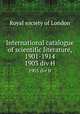 International catalogue of scientific literature, 1901-1914. 1903 div H, 