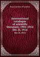 International catalogue of scientific literature, 1901-1914. Div. D, 1914, 