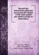 Recueil des instructions generales aux nonces de Falndre (1596-1635) publie par Alfred Cauchie et Rene Maere, Alfred Cauchie 