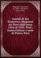 Annali di Ser Francesco Mugnoni da Trevi dall