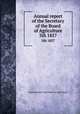Annual report of the Secretary of the Board of Agriculture. 5th 1857, Massachusetts. State Board of Agriculture 