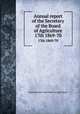 Annual report of the Secretary of the Board of Agriculture. 17th 1869-70, Massachusetts. State Board of Agriculture 