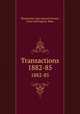 Transactions. 1882-85, Housatonic Agricultural Society, Great Barrington, Mass 